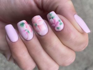 Glitter ombre köröm építése