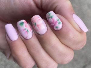 Glitter ombre köröm technika