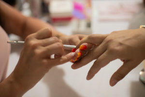 Glitter ombre körömkészítés